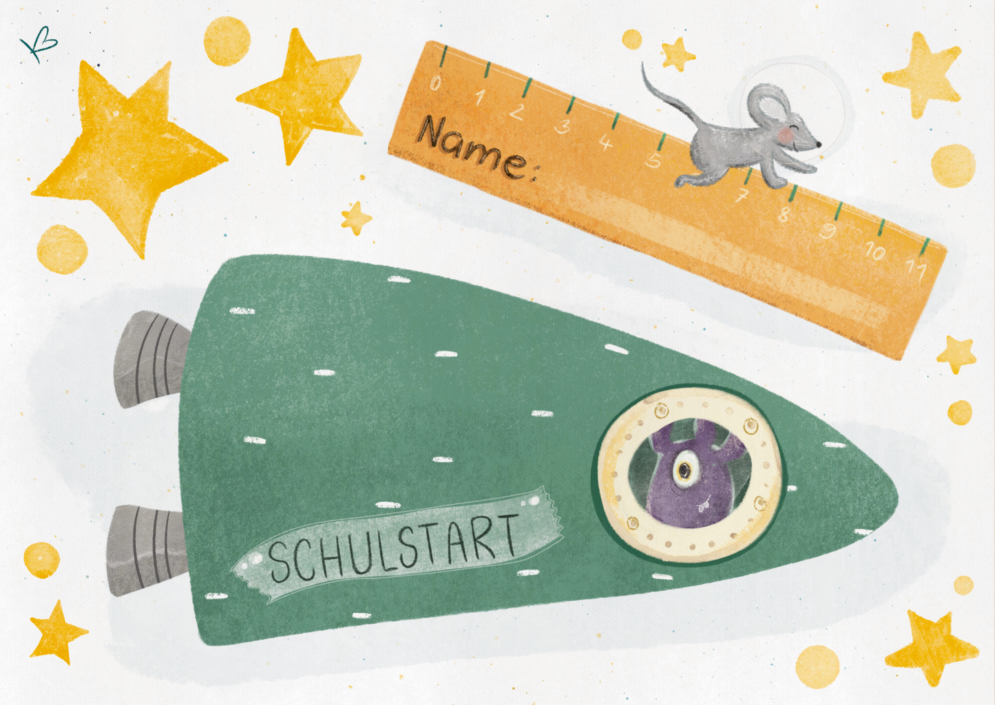 Schultüte DIY Weltraum Aufkleber