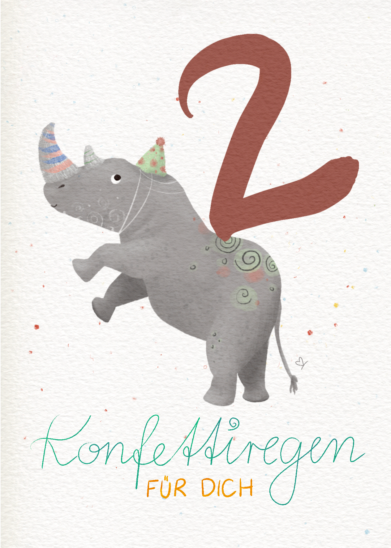 Von Hand gemalte Aquarell Kreide Zeichnung.