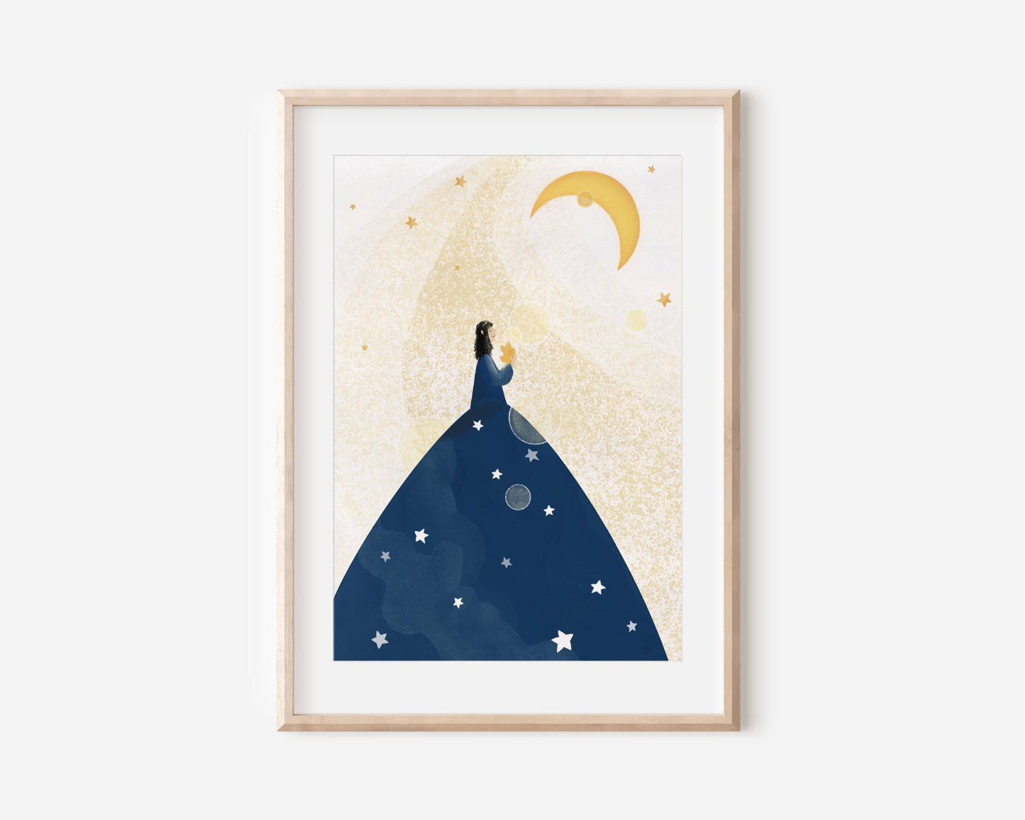 Poster Mondmädchen A4 & A3