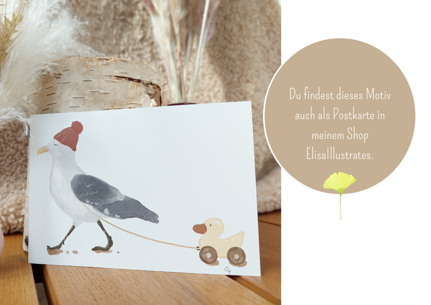 Du findest dieses Motiv auch als Postkarte in meinem Shop