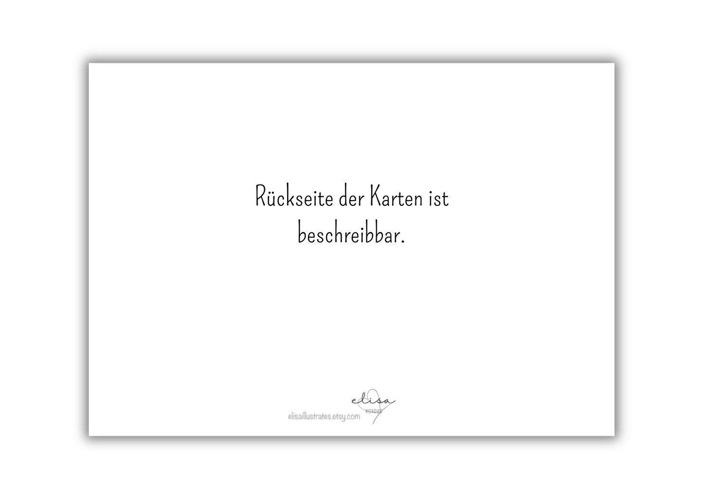 Rückseite mit kleinem Label ist beschreibbar.