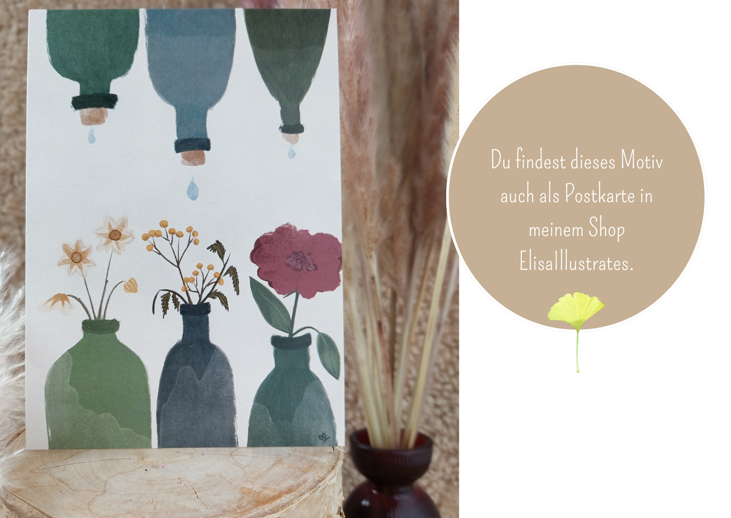 Du findest dieses Motiv auch als Postkarte bei ElisaIllustrates im Shop.